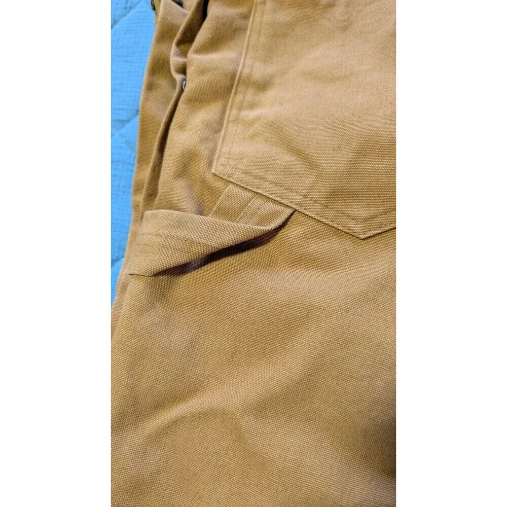 Vintage Walls Blizzard-Pruf Insulated Bib Overalls Men’s Large Workwear Brown